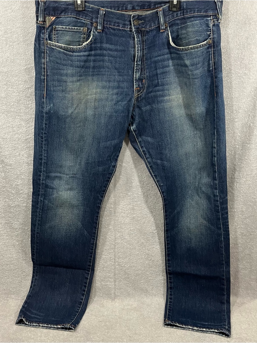 Denim & Supply Ralph Lauren Slouch Jeans Men’s 40x32 Dark Wash USA Flag Patch